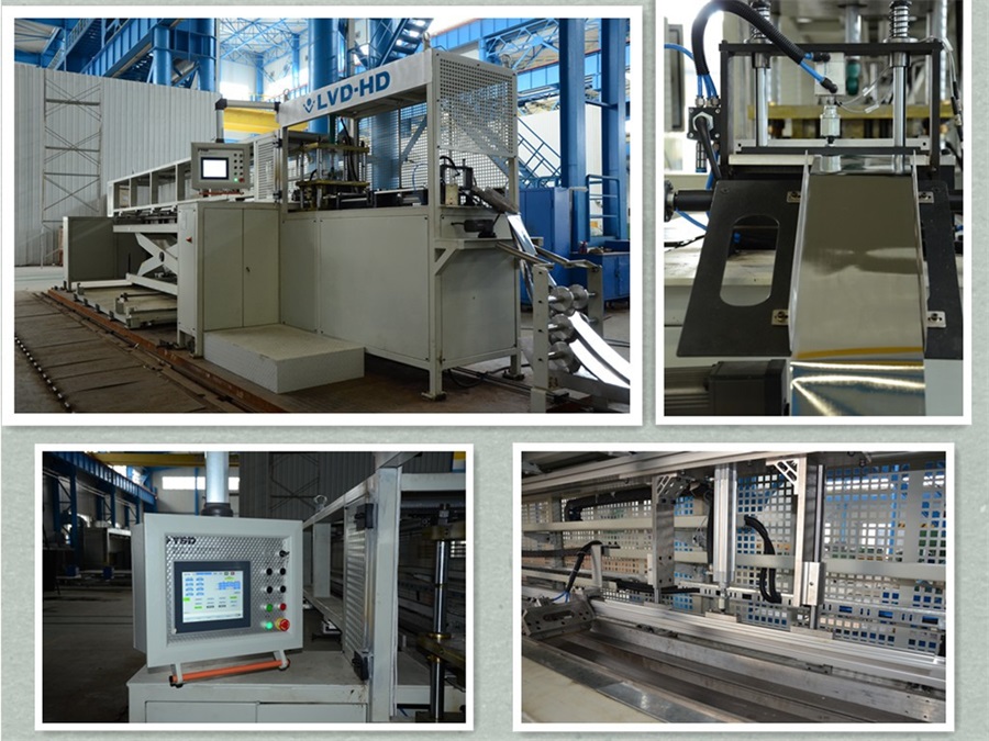 The company independently developed the automatic cutting line of amorphous strip