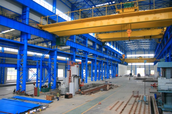 The heavy workshop of Sanhuan Forging Industrial Park was put into use
